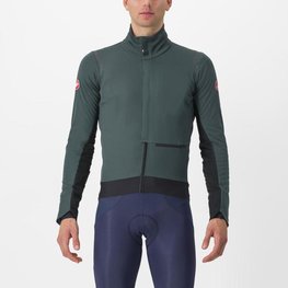 CASTELLI Fahrrad-Thermojacke - ALPHA DOPPIO RoS - Grün