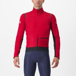 CASTELLI Fahrrad-Thermojacke - ALPHA DOPPIO RoS - Rot
