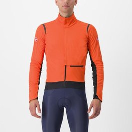 CASTELLI Fahrrad-Thermojacke - ALPHA DOPPIO RoS - Orange