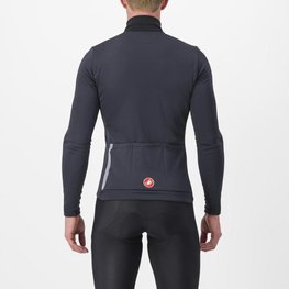 CASTELLI Langarm Fahrradtrikot für den Winter - ENTRATA THERMAL - Schwarz