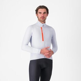CASTELLI Langarm Fahrradtrikot für den Winter - ENTRATA THERMAL - Silber