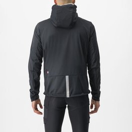 CASTELLI Fahrrad-Thermojacke - TRAIL HOODIE - Schwarz