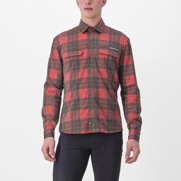 CASTELLI Hemd - UNLIMITED FLANNEL - Rot