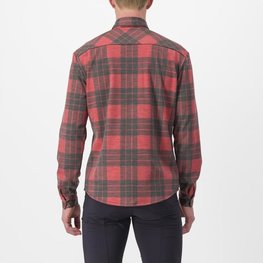 CASTELLI Hemd - UNLIMITED FLANNEL - Rot