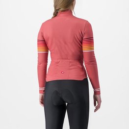CASTELLI Langarm Fahrradtrikot für den Winter - OTTANTA - Rot