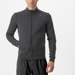 CASTELLI Kapuzenpullover - VIGORELLI TRACK - Grau