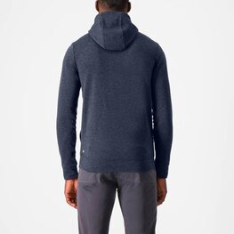 CASTELLI Kapuzenpullover - MILANO 2 FULL ZIP FLEECE - Blau