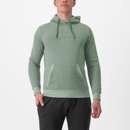 CASTELLI Kapuzenpullover - LOGO HOODIE - Hellgrün