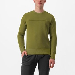 CASTELLI zur Seite fahren - LOGO SWEATSHIRT - Grün