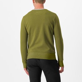 CASTELLI zur Seite fahren - LOGO SWEATSHIRT - Grün
