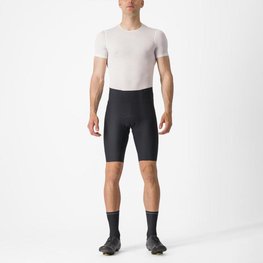 CASTELLI Fahrradshorts ohne Träger - ESPRESSO - Schwarz