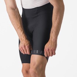CASTELLI Fahrradshorts ohne Träger - ESPRESSO - Schwarz