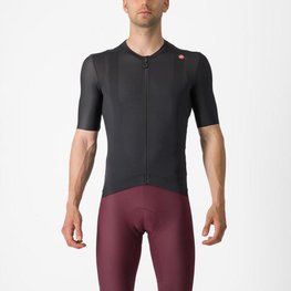 CASTELLI Kurzarm Fahrradtrikot - ESPRESSO - Anthrazit
