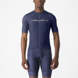 CASTELLI Kurzarm Fahrradtrikot - PROLOGO LITE - Blau