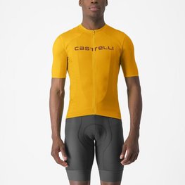 CASTELLI Kurzarm Fahrradtrikot - PROLOGO LITE - Gelb