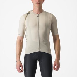 CASTELLI Kurzarm Fahrradtrikot - UNLIMITED PRO - Elfenbein