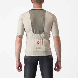 CASTELLI Kurzarm Fahrradtrikot - UNLIMITED PRO - Elfenbein