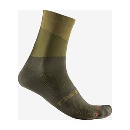 CASTELLI Klassische Fahrradsocken - ORIZZONTE 15 - Grün