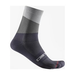 CASTELLI Klassische Fahrradsocken - ORIZZONTE 15 - Grau