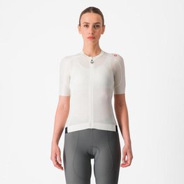 CASTELLI Kurzarm Fahrradtrikot - ESPRESSO W - Elfenbein