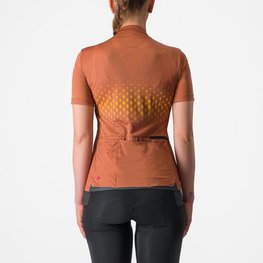 CASTELLI Kurzarm Fahrradtrikot - UNLIMITED SENTIERO 3 - Orange