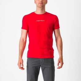 CASTELLI Kurzarm Fahrrad-Shirt - CLASSICO - Rot
