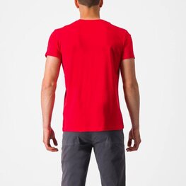 CASTELLI Kurzarm Fahrrad-Shirt - CLASSICO - Rot
