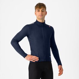 CASTELLI Fahrrad-Thermojacke - ESPRESSO AIR - Blau