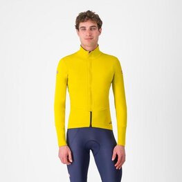 CASTELLI Fahrrad-Thermojacke - PERFETTO AIR - Gelb