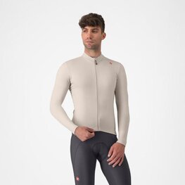 CASTELLI Langarm Fahrradtrikot für den Winter - ESPRESSO THERMAL - Grau