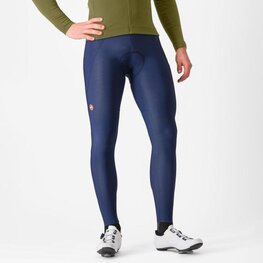 CASTELLI Lange Fahrradhose mit Trägern - ESPRESSO - Blau