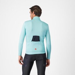 CASTELLI Langarm Fahrradtrikot für den Winter - UNLIMITED TRAIL 2 - Hellblau