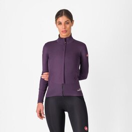 CASTELLI Fahrrad-Thermojacke - PERFETTO AIR W - Lila