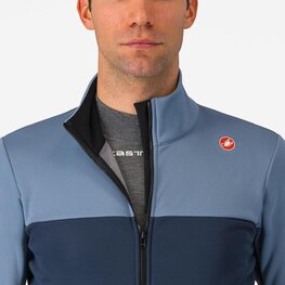 CASTELLI Fahrrad-Thermojacke - ESTREMO - Rot/Schwarz