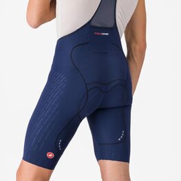 CASTELLI Kurze Fahrradhose mit Trägern - AERO RACE S - Blau