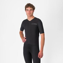 CASTELLI Kurzarm Fahrradtrikot - PREMIO EVO - Schwarz