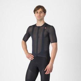CASTELLI Kurzarm Fahrradtrikot - A/C - Schwarz