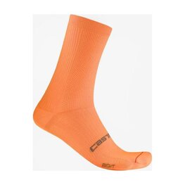 CASTELLI Klassische Fahrradsocken - ESPRESSO 18 - Orange