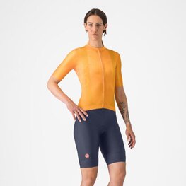 CASTELLI Kurze Fahrradhose mit Trägern - PRIMA 2 DT - Blau