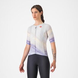 CASTELLI Kurzarm Fahrradtrikot - AERO PRO 8S - Lila