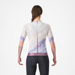 CASTELLI Kurzarm Fahrradtrikot - AERO PRO 8S - Lila