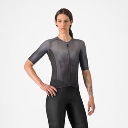 CASTELLI Kurzarm Fahrradtrikot - A/C W - Schwarz
