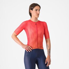 CASTELLI Kurzarm Fahrradtrikot - A/C W - Rot