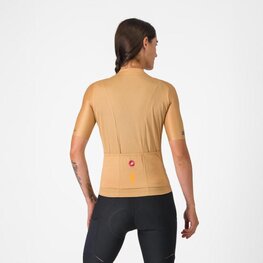 CASTELLI Kurzarm Fahrradtrikot - UNLIMITED W - Braun