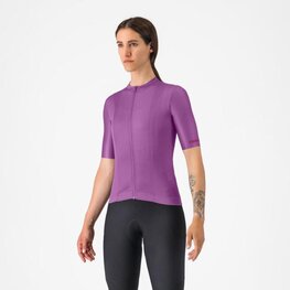 CASTELLI Kurzarm Fahrradtrikot - UNLIMITED W - Lila