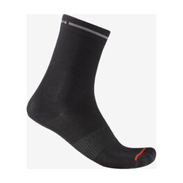 CASTELLI Klassische Fahrradsocken - PREMIO EVO W 12 - Schwarz