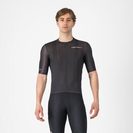 CASTELLI Kurzarm Fahrradtrikot - UNLIMITED ENTRATA 3 - Schwarz
