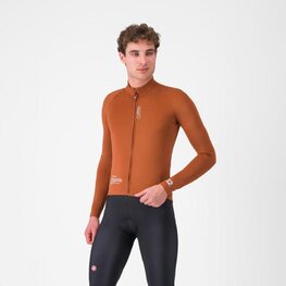 CASTELLI Winddichte Fahrradjacke - DO.DI.CI. - Braun