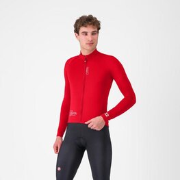 CASTELLI Winddichte Fahrradjacke - DO.DI.CI. - Rot