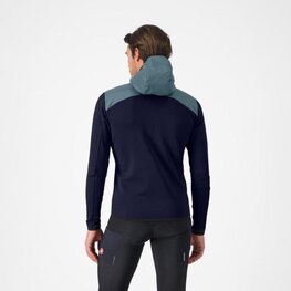 CASTELLI Kapuzenpullover - UNLIMITED ROAM - Blau